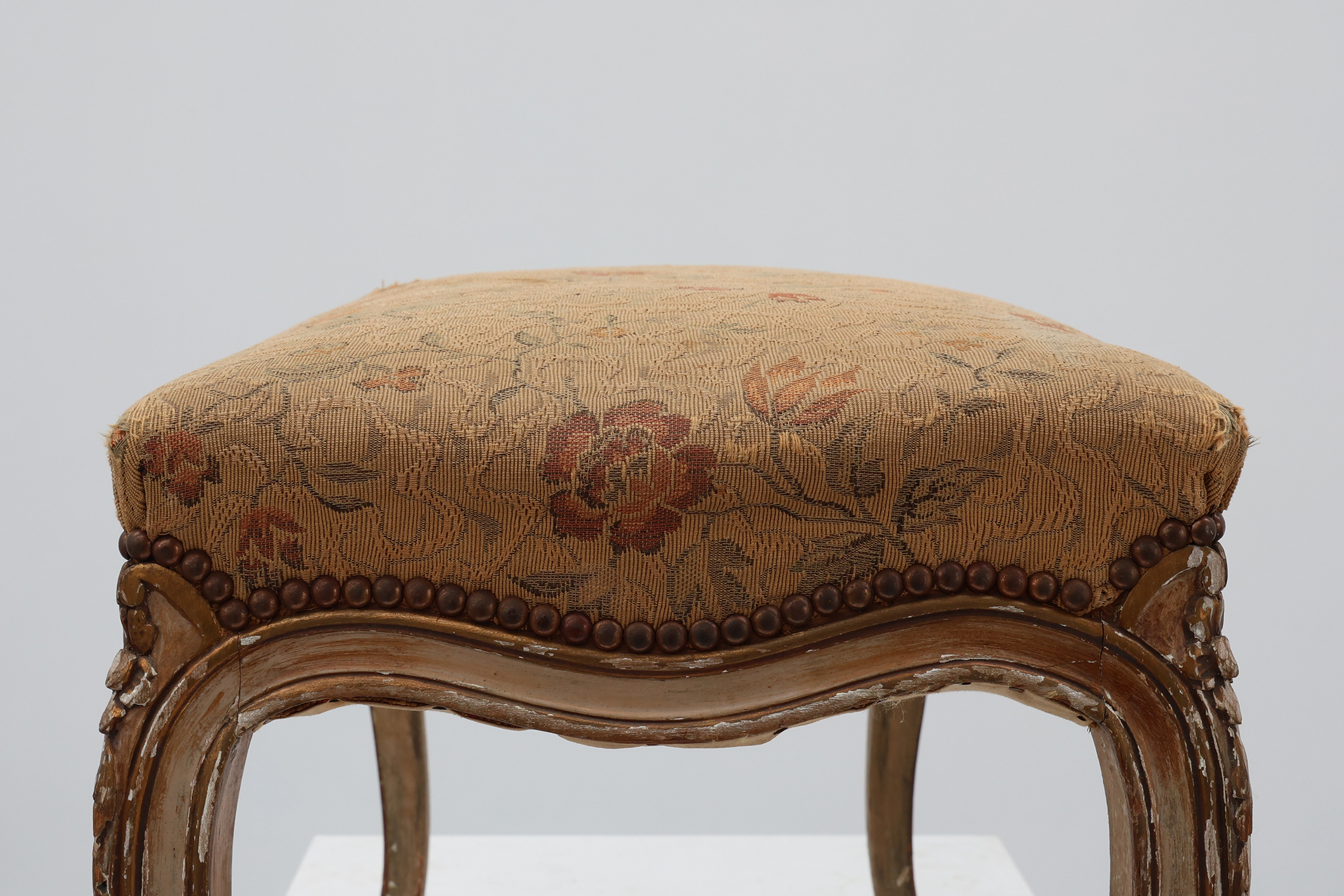 19th Century French Louis XV style piano bench or stoolthumbnail